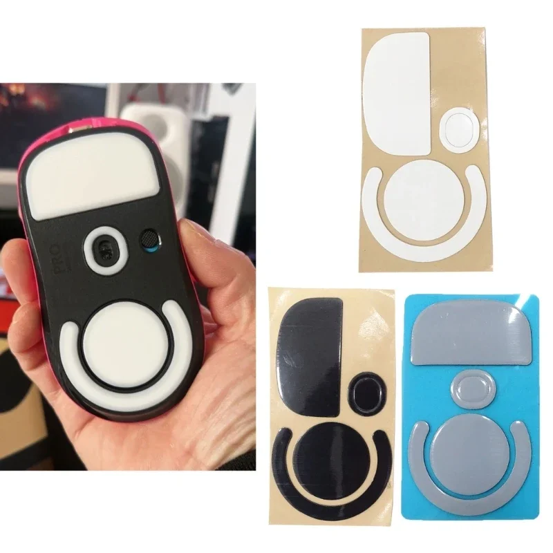 1Set Mouse Skates Glides Feet Pad Mouse Feet Sticker for Logitech G Pro X Superlight Mouse Round Curved Edges Feet