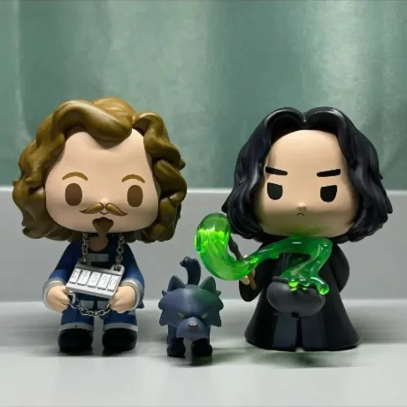 Harri potte blind BOX ชุดของเล่นของขวัญคริสต์มาสสำหรับเด็กตกแต่งโต๊ะกล่องลึกลับทำจากพีวีซีเซอร์ไพรส์กล่องลึกลับ