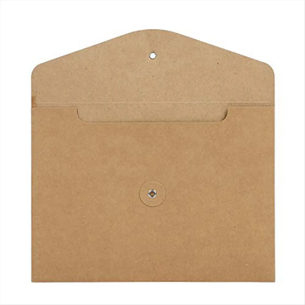 BAAQ 10Pcs String Envelope File Folders A5 Letter Size Document Organizer for Office School Brown