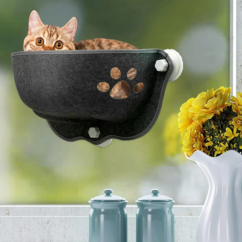 Cat Window Hammock With Strong Suction Cups Pet Kitten Hanging Bed For Storing Warm Cat Hammock Sun Seat Bed Pet Supplies