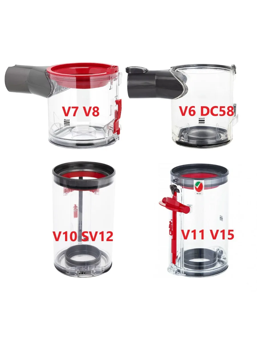 Conteneur de poussière pour aspirateur Dyson V6 V7 V8 V10 V11 V15 SV12 DC58 DC59, poubelle de remplacement, boîte de collecte de poussière