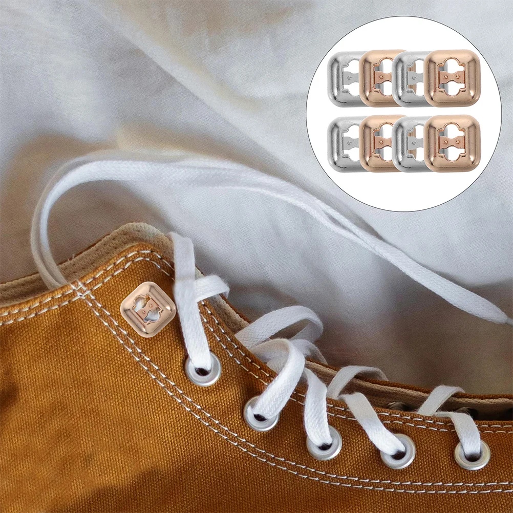 

16Pcs No-Tie Shoelace Clips Buckle Lock for Kids Sneakers Easy on Off School Outdoor Sports DIY Shoe Accessories