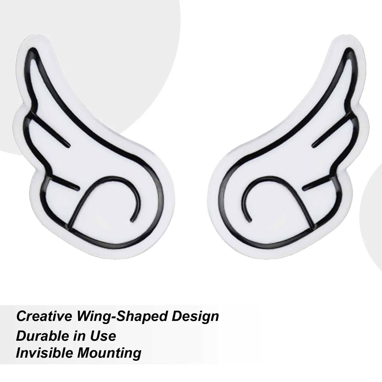 

Светодиодные фонари для мотоциклов с двойными крыльями, светодиодные защитные лампы для бездорожья, водонепроницаемые мигающие лампы высокой яркости, аксессуары для мотоциклов