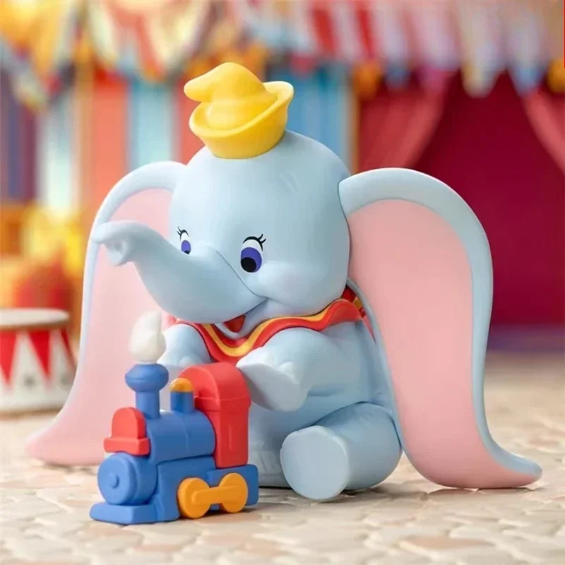 Disney Dumbo Happy Time Series Handmade Models Cartoon Anime Doll Toys Children's Kawaii Birthday Gifts Collection Decoration