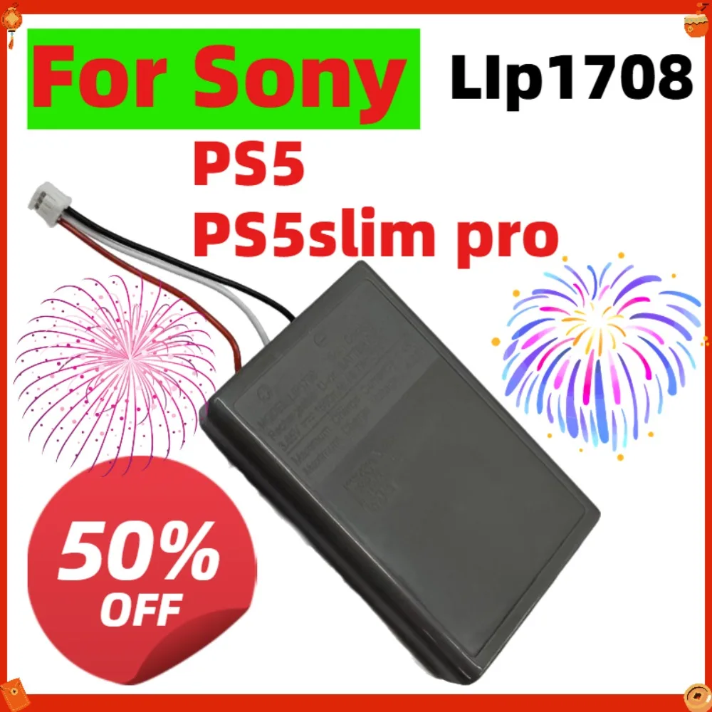 

LIp1708 Battery For PS5 Controller,1500mAh Replacement Built-in Battery for Sony PlayStation 5 Dualsense Wireless Gamepad