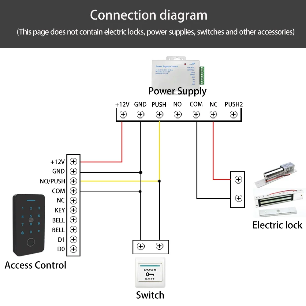 Control de Acceso a la aplicación Tuya, tarjeta RFID de 13,56 Mhz, impermeable, NFC, Bluetooth, biométrico, Control de acceso con huella dactilar,