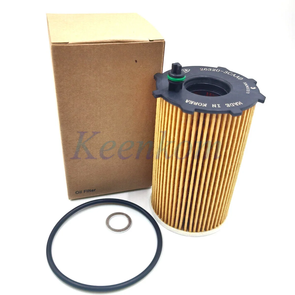 Genuine Oil Filter OEM 26320-3CAA0 For Hyundai Azera SantaFe Kia Sedona Cadenza 3.3L 3.5L Engine Oil Filter Element