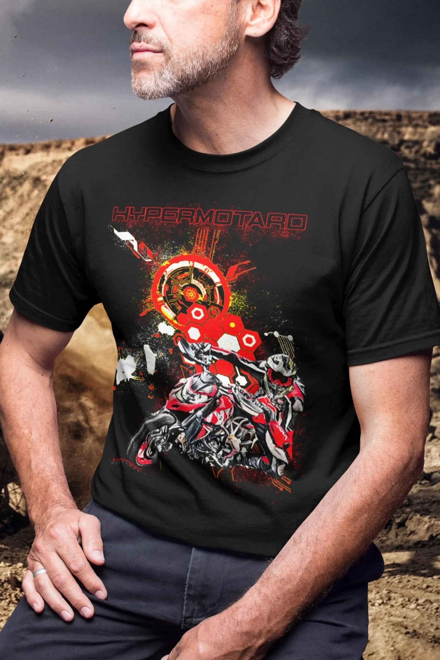

357@EY D-moto.ucati Hypermotard T Shirt Perfect Biker Gift For Hooligan Rider Fan Top For D-moto.ucatisti Owners Husband Present