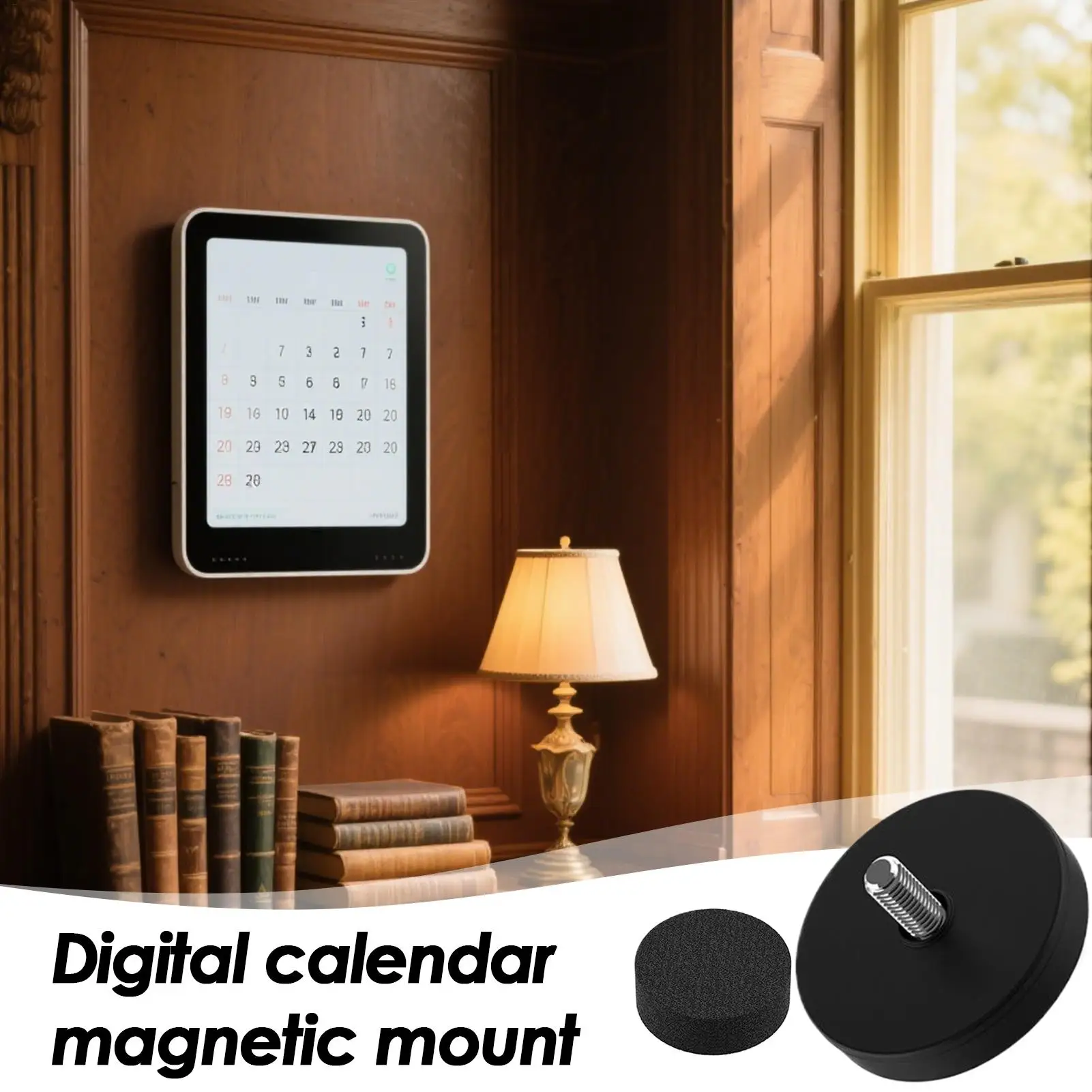 ปฏิทินตู้เย็น Magnetic Mount แม่เหล็กตู้เย็น Rack สําหรับปฏิทินอิเล็กทรอนิกส์ Stable Home อุปกรณ์เสริมไม่มีการเจาะ