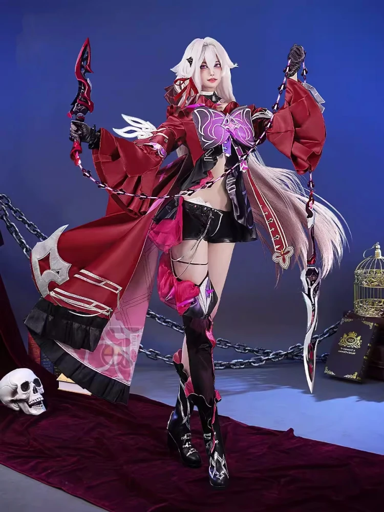 Thelema Cosplay Costume Honkai Impact 3 Women Anime Sexy Outfit Role Play Clothing Carnival Halloween Party Suit Pre-sale