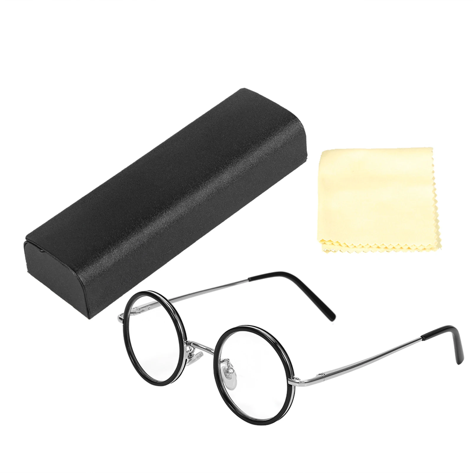 Presbyopic reading glasses Retro Round Resin Lightweight Magnifying Presbyopic Reading Glasses Fatigue Relieve Strength