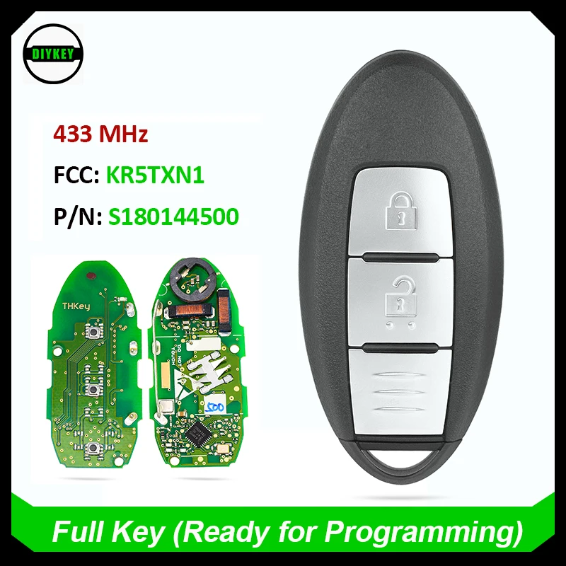 

Флэш-микросхема DIYKEY S180144500 433,92 МГц 4A для Nissan Qashqai 2016 2017 2018 2019 FCC ID: KR5TXN1