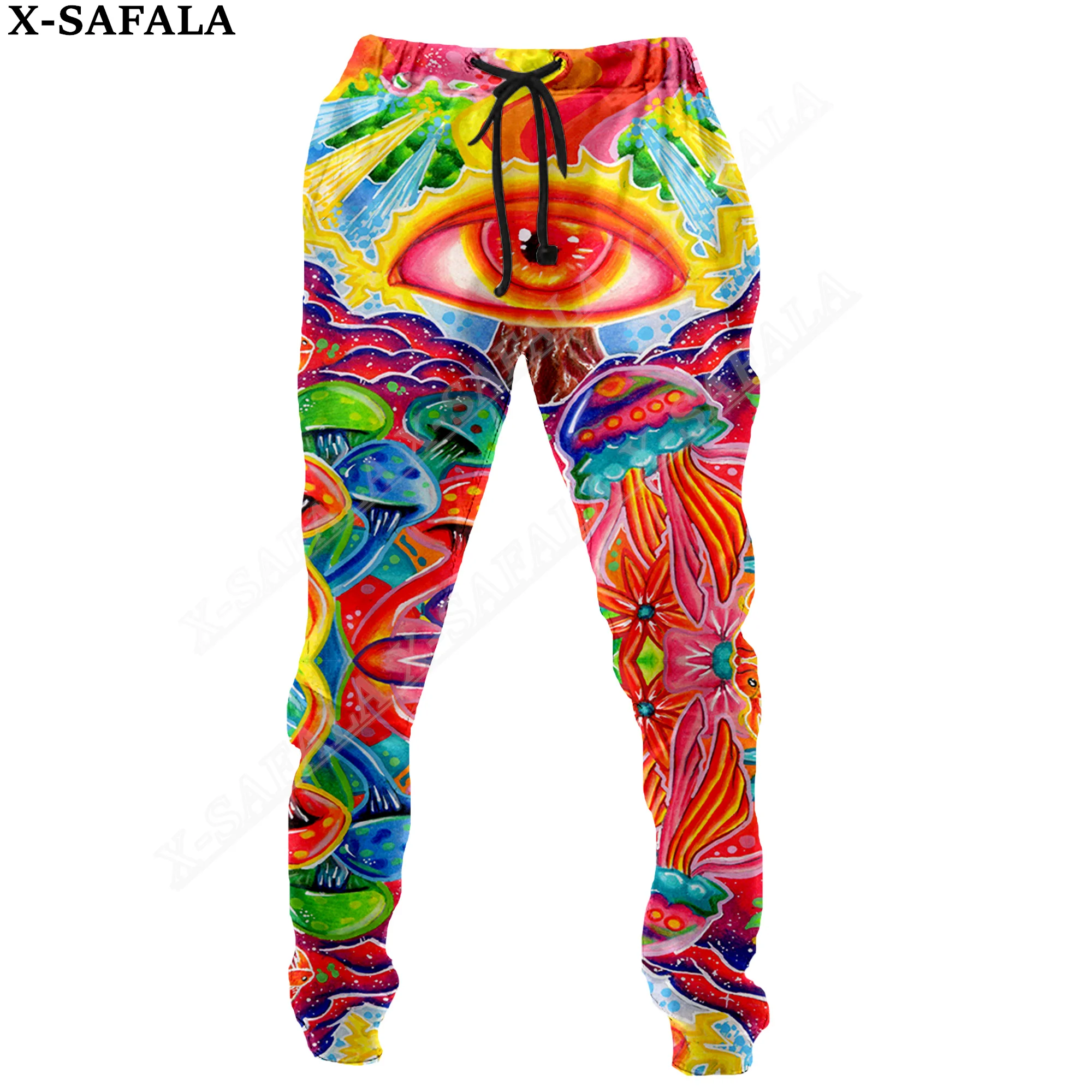 

Trippy Psychedelic Eyes 3D Print Trousers Men Women Sweatpants Drawstring Long Joggers Streetwear Spring Autumn Sports Pants-5