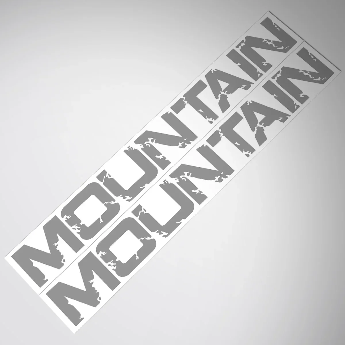 2x Car Styling and Decals for Jeep Wrangler Mountain Modified AUTO Front Windshield Window