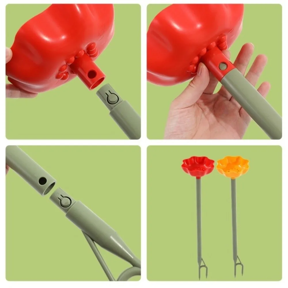 Weather Resistant Flower Shape Garden Birdbath Detachable Creative Bird Water Feeder Plastic Bee Drinking Bowl Outdoor