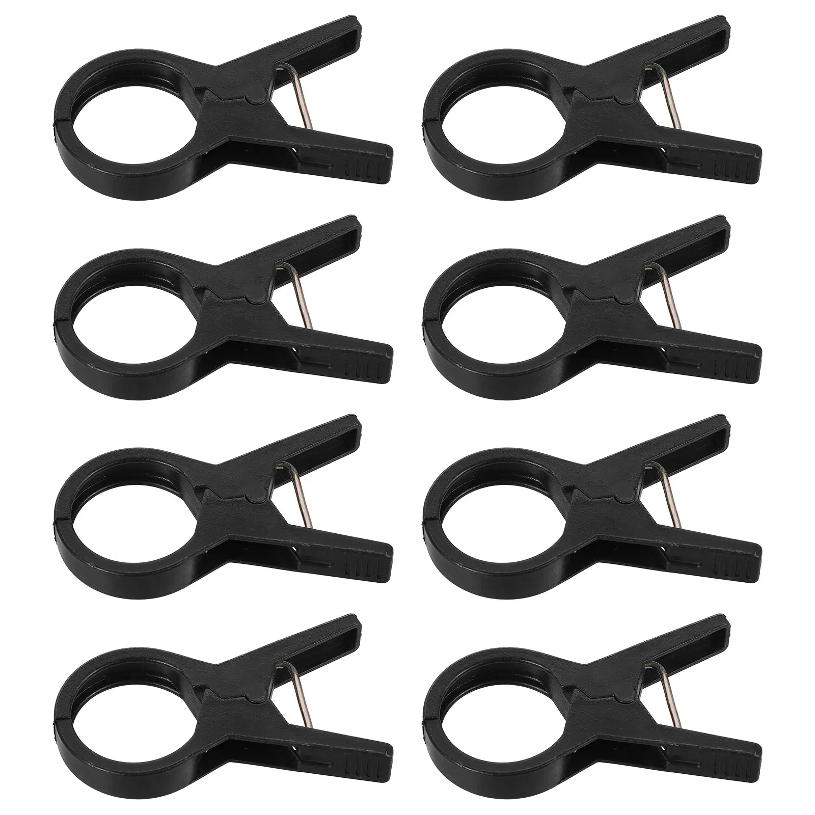 

100 Pcs Plant Vine Support Clamp Tie Clip Clips for Garden Netting Tomato Trellis Plastic