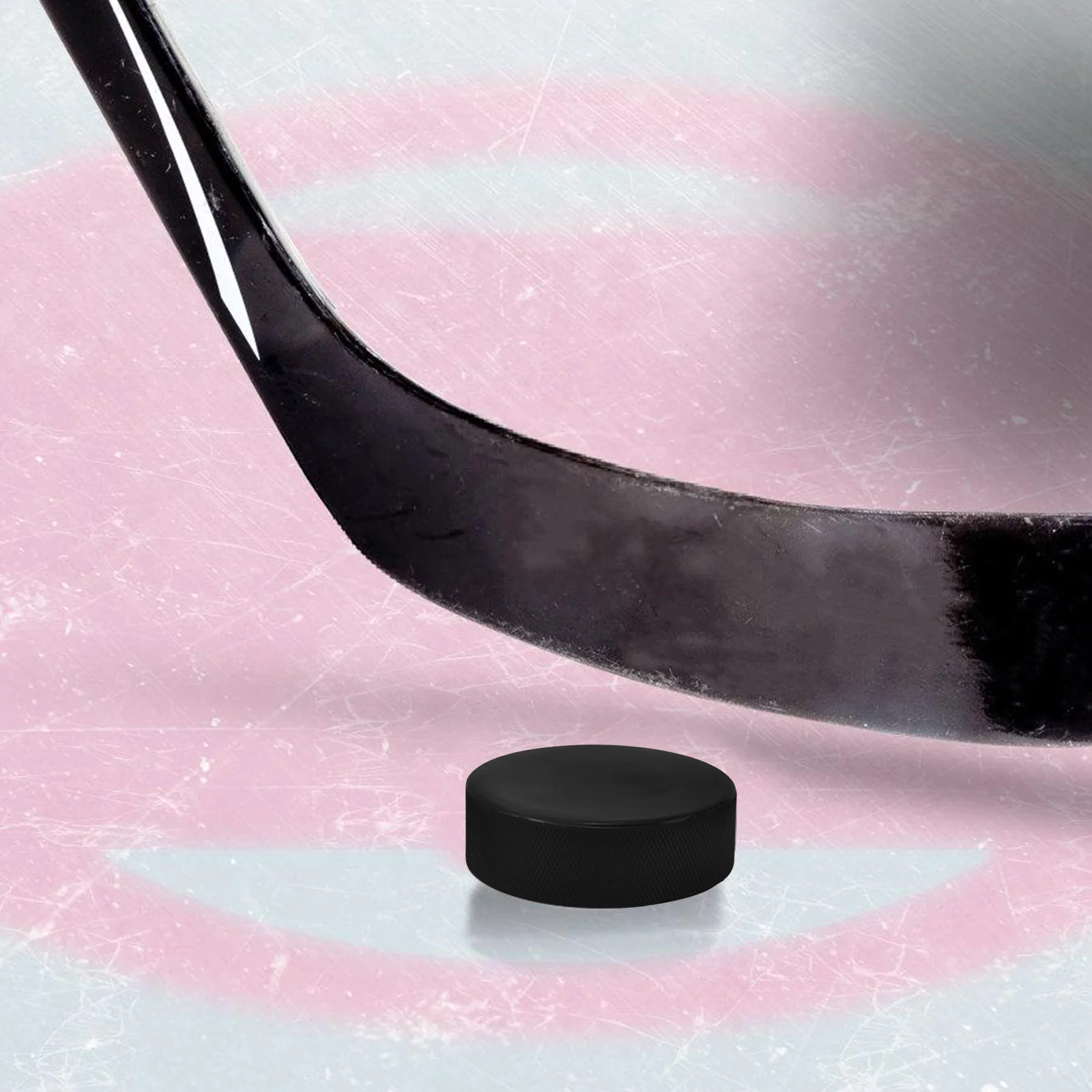 4 قطعة هوكي الجليد قابلة لإعادة الاستخدام عفريت دائم مقاومة للاهتراء سطح أملس للتدريب ممارسة الرياضة استخدام كرات الصولجان الهوكي مجموعة #2