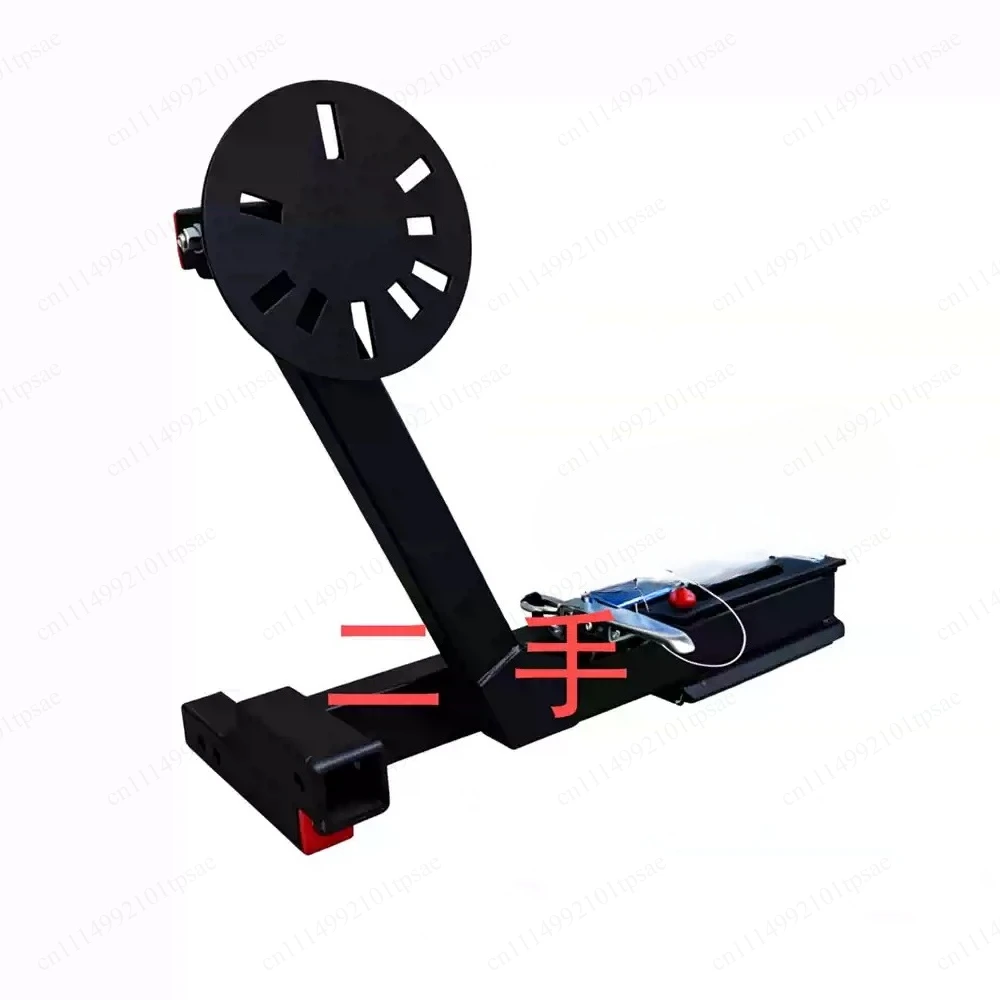 Second hand universal spare tire rack, load-bearing bracket, handcart, trailer bar, square mouth installation, foldable