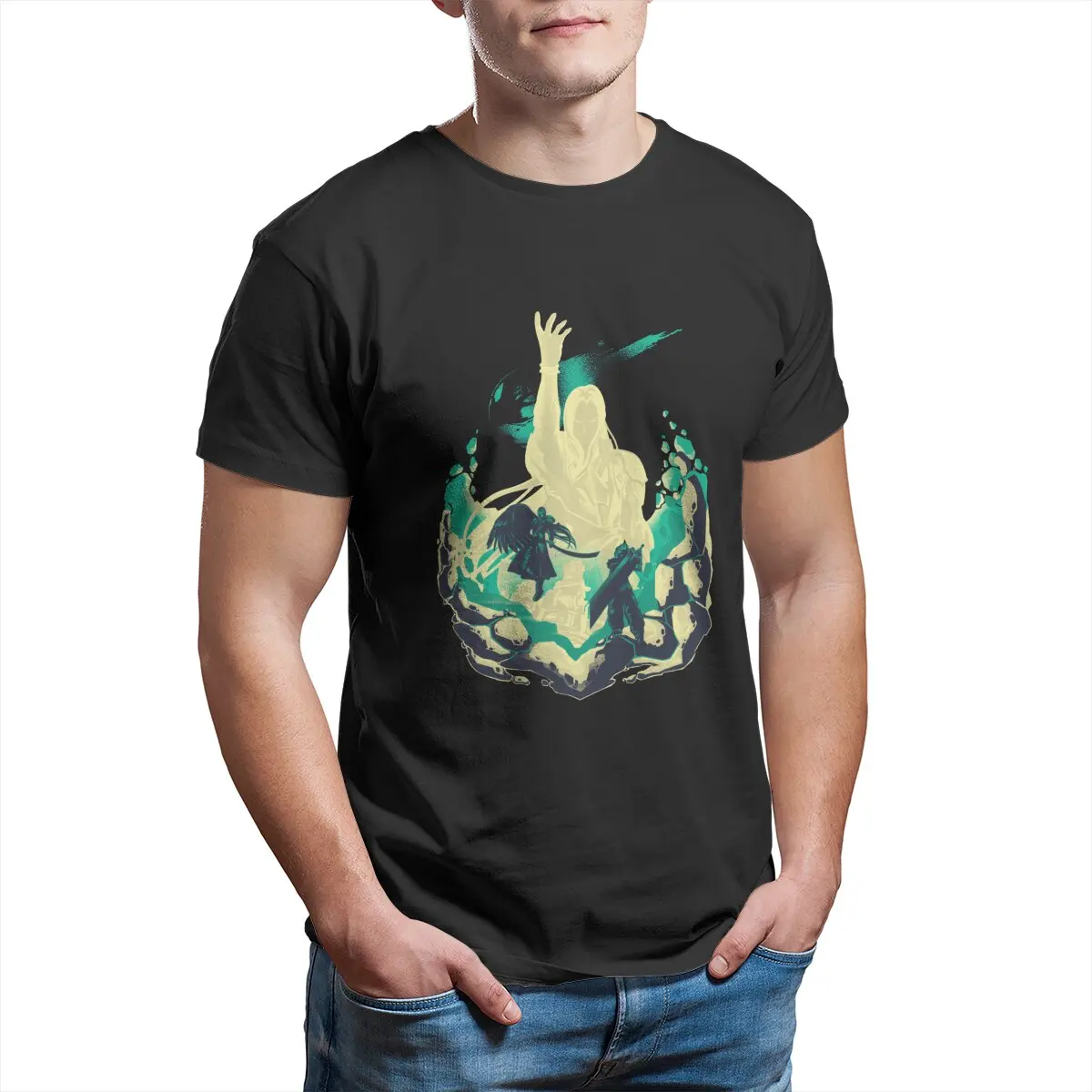 Jenova Children v2 Unisex T-Shirt for Men 100% Cotton vintage Final Fantasy Cloud Vii video game 100% cotton printed t-shirt