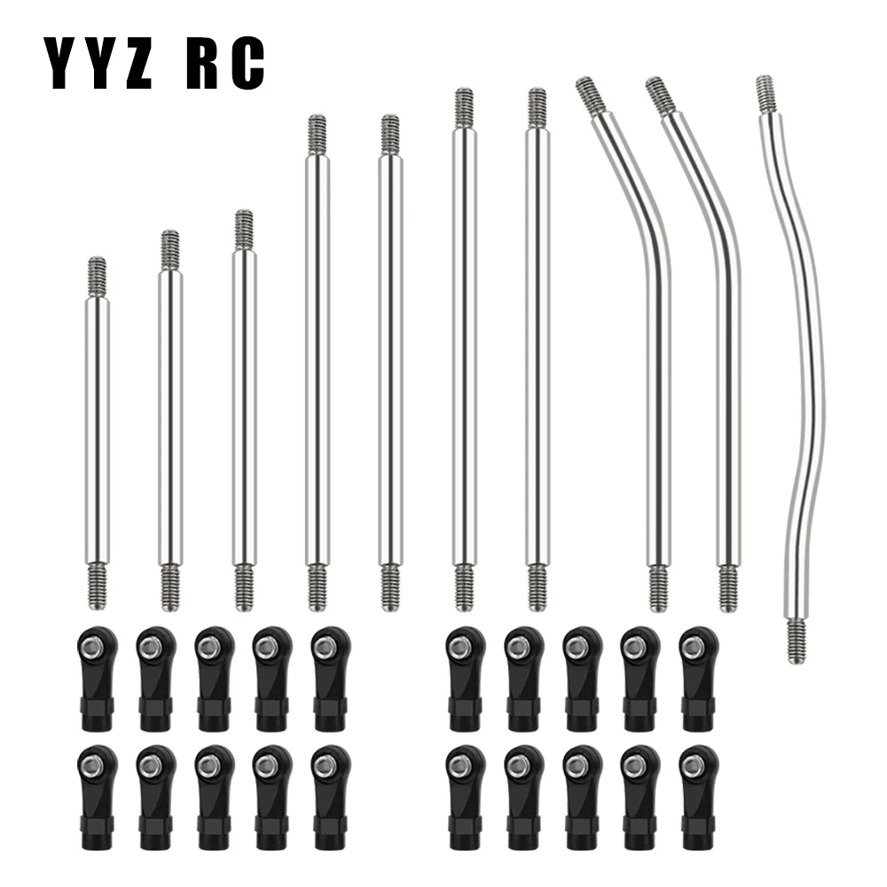 Chassis Link Set With Plastic Rod End Metal For Axial Scx10 Pro Upgrade Parts Remote Control Rc Crawler Car Accessories 1/10