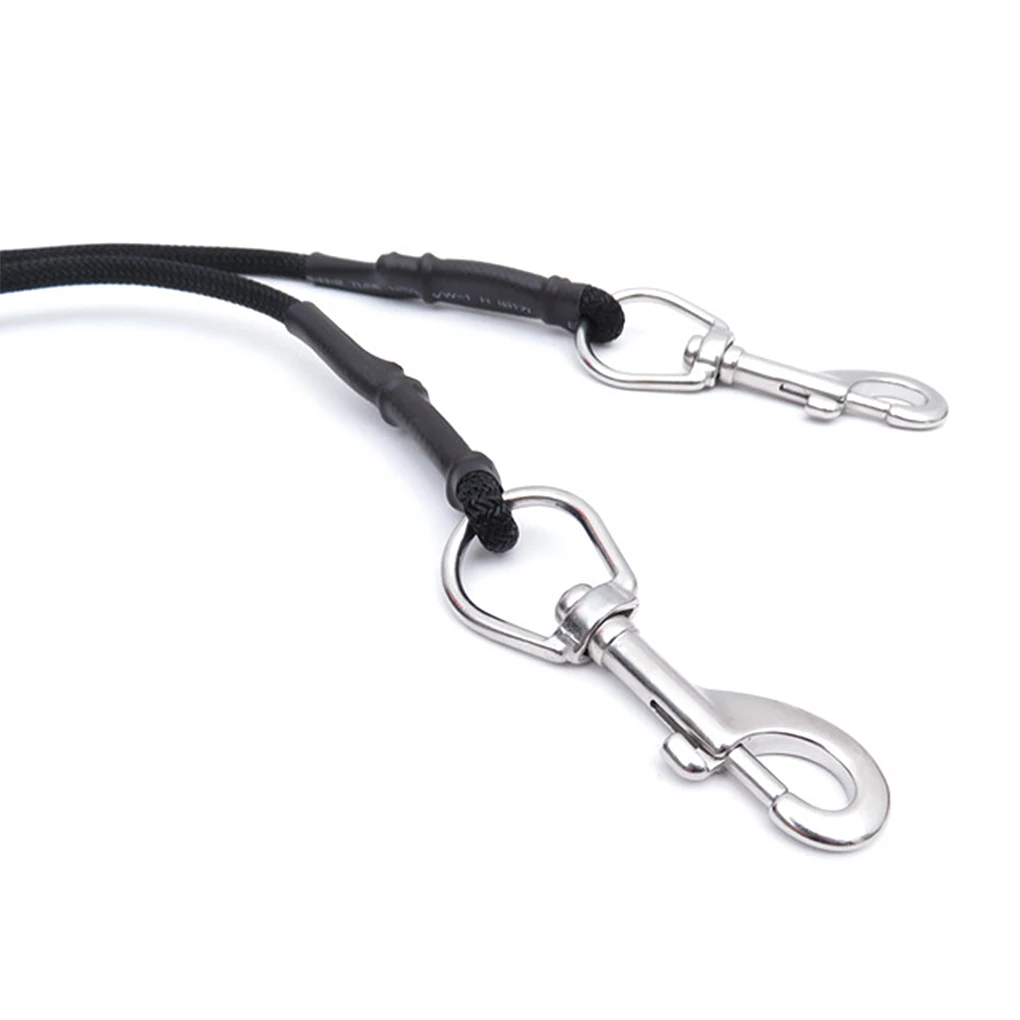 2 قطعة الغوص Sidemount بنجي الفولاذ المقاوم للصدأ المفاجئة المهنية حبل الرياضات المائية في الهواء الطلق تزوير كابل فضفاض #5