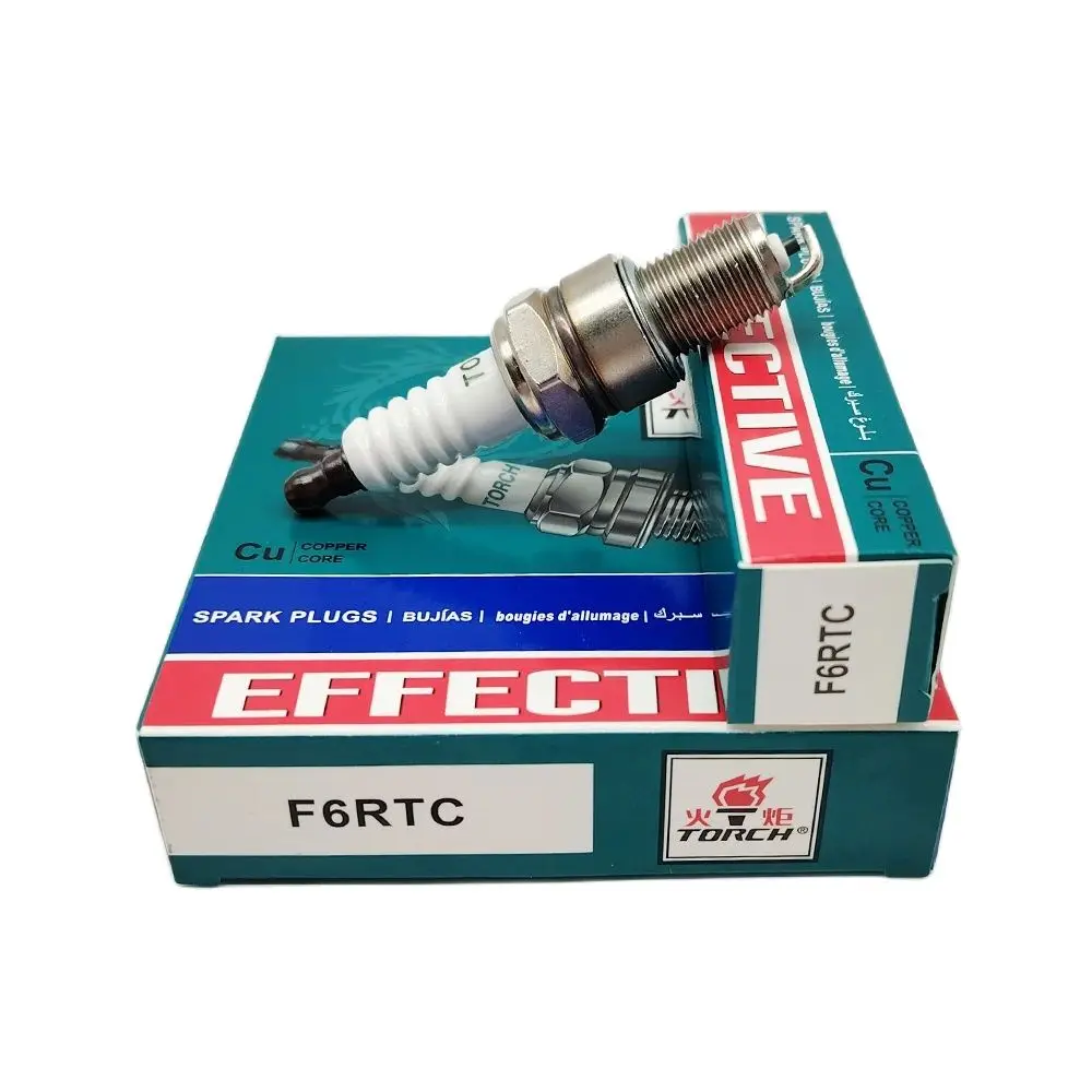 TORCH F6RTC Spark Plug NGK BPR6ES For Bosch WR6DC WR7DC for Champion RN9YC RN10YC Spark Plug,for Honda Gx160 Gx200 GX 270 Gx390