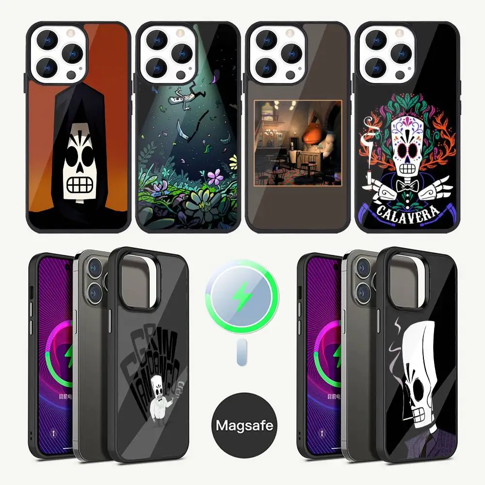 

G-Grim Fandango Game Phone Case For iPhone 17,16,15,14,13,12,11,Plus,Pro,Max Mini Magsafe Magnetic Wireless Charging