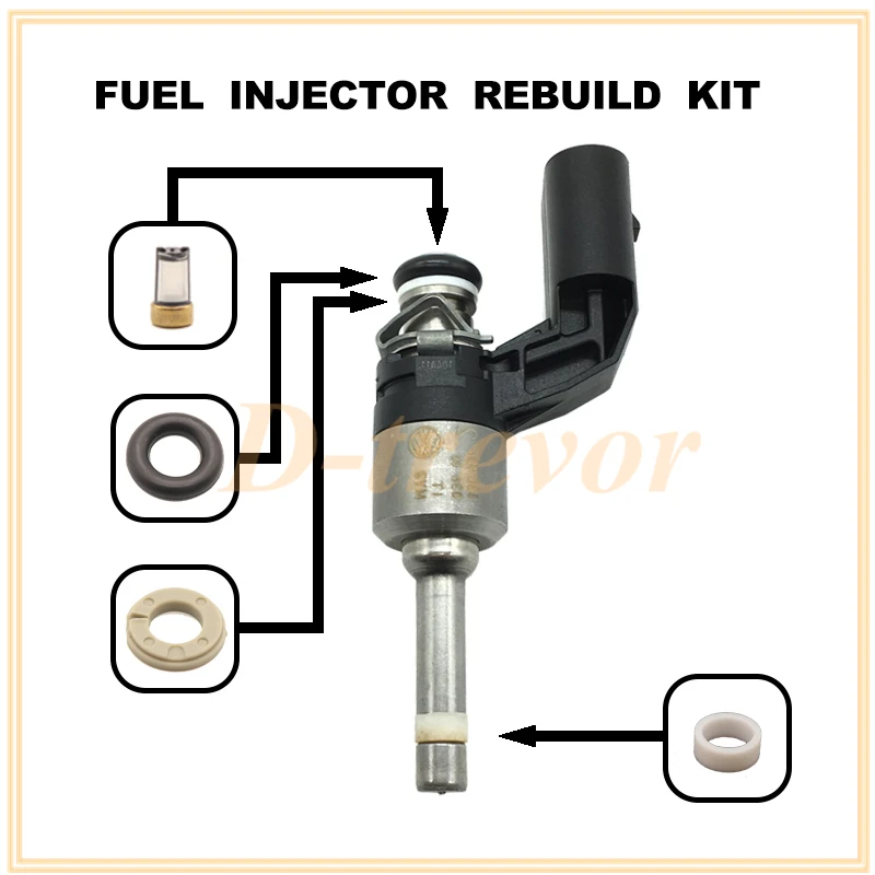 Fuel Injector Repair Kits for 03C906036E For VW Golf Jetta Passat Tiguan Audi A1 A3 1.4 TSI 03C906036M