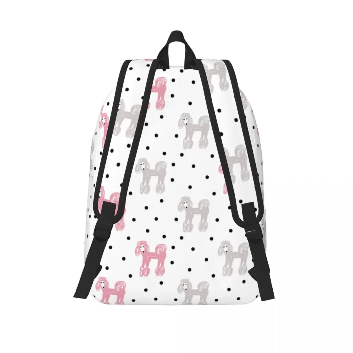 Cartoon romantische niedlichen Pudel Rucksack Middle High College Schüler Tier Hund Liebhaber Bücher tasche Männer Frauen Tages rucksack leicht