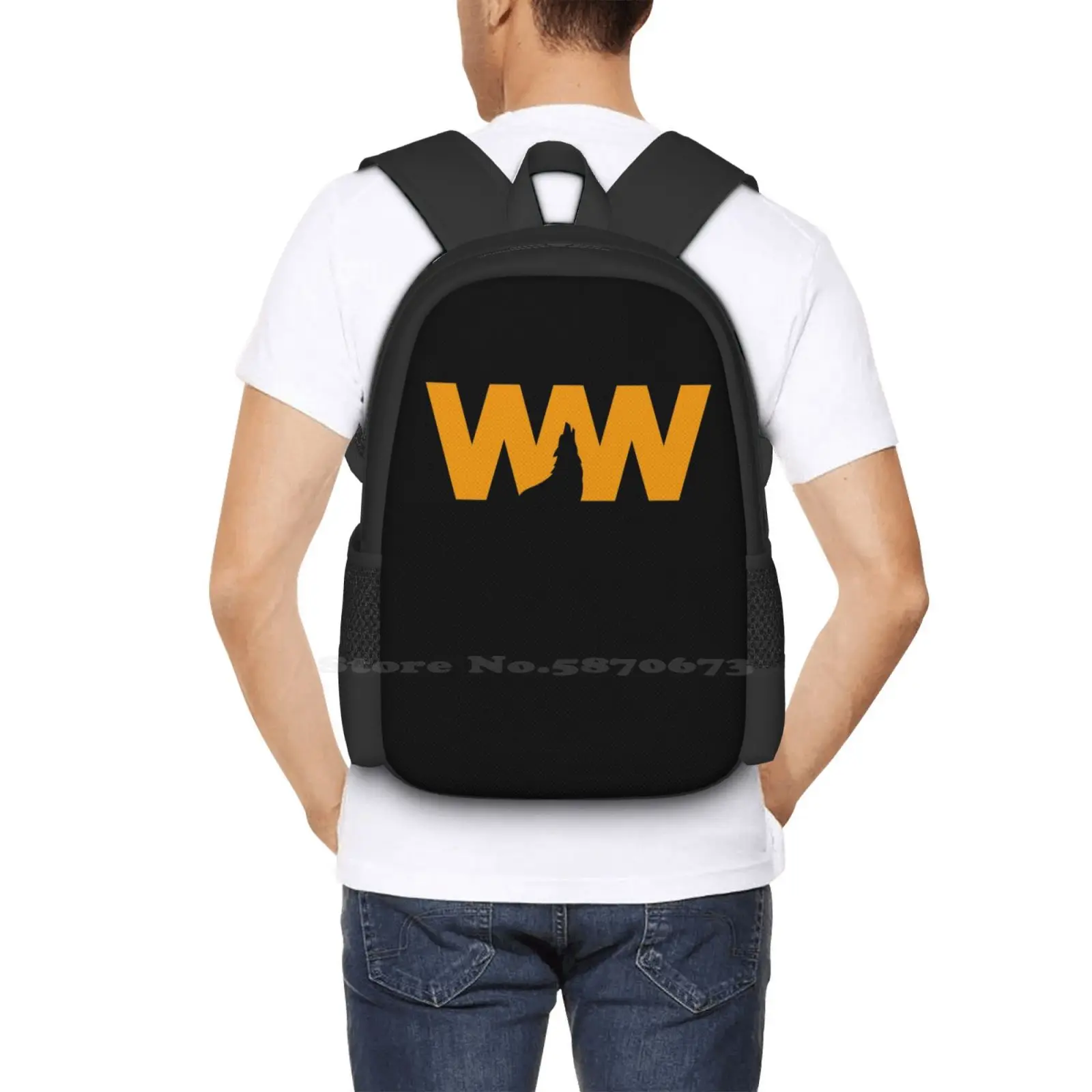 Ww School Bags For Teenage Girls Laptop Travel Bags City Wolves Blakenhall Wanderers 1877 St Lukes Fc Wolfs Howl Ww Nuno