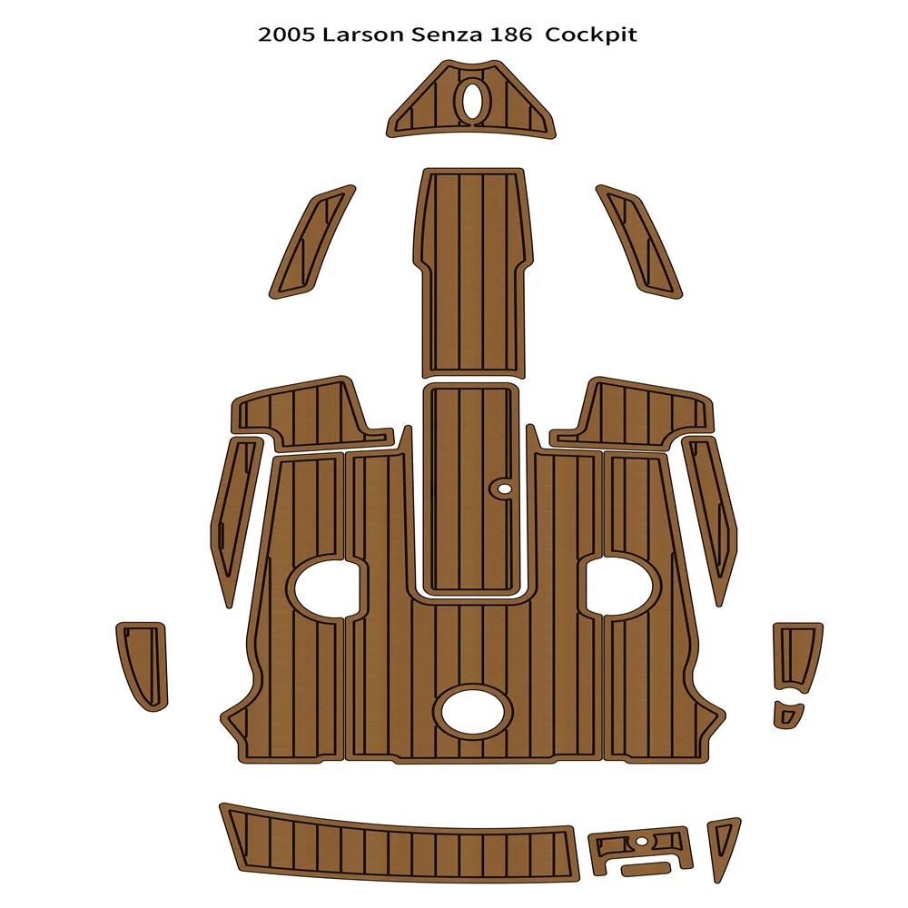 

Cockpit Mat Boat EVA Foam Teak Deck Floor Pad Flooring For 2005 Larson Senza 186