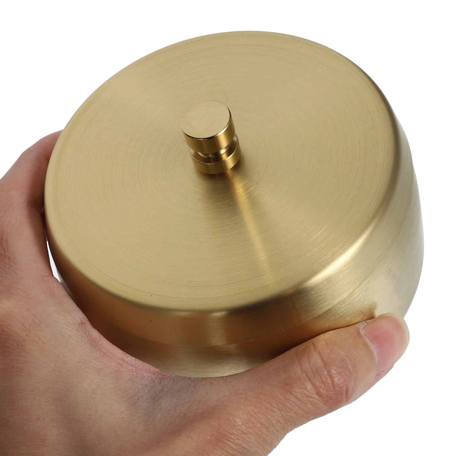 

1pc Windproof Stainless Steel Ashtray Modern Decorative Metal Ash Tray For Home Office Outdoor Use Smoking Container