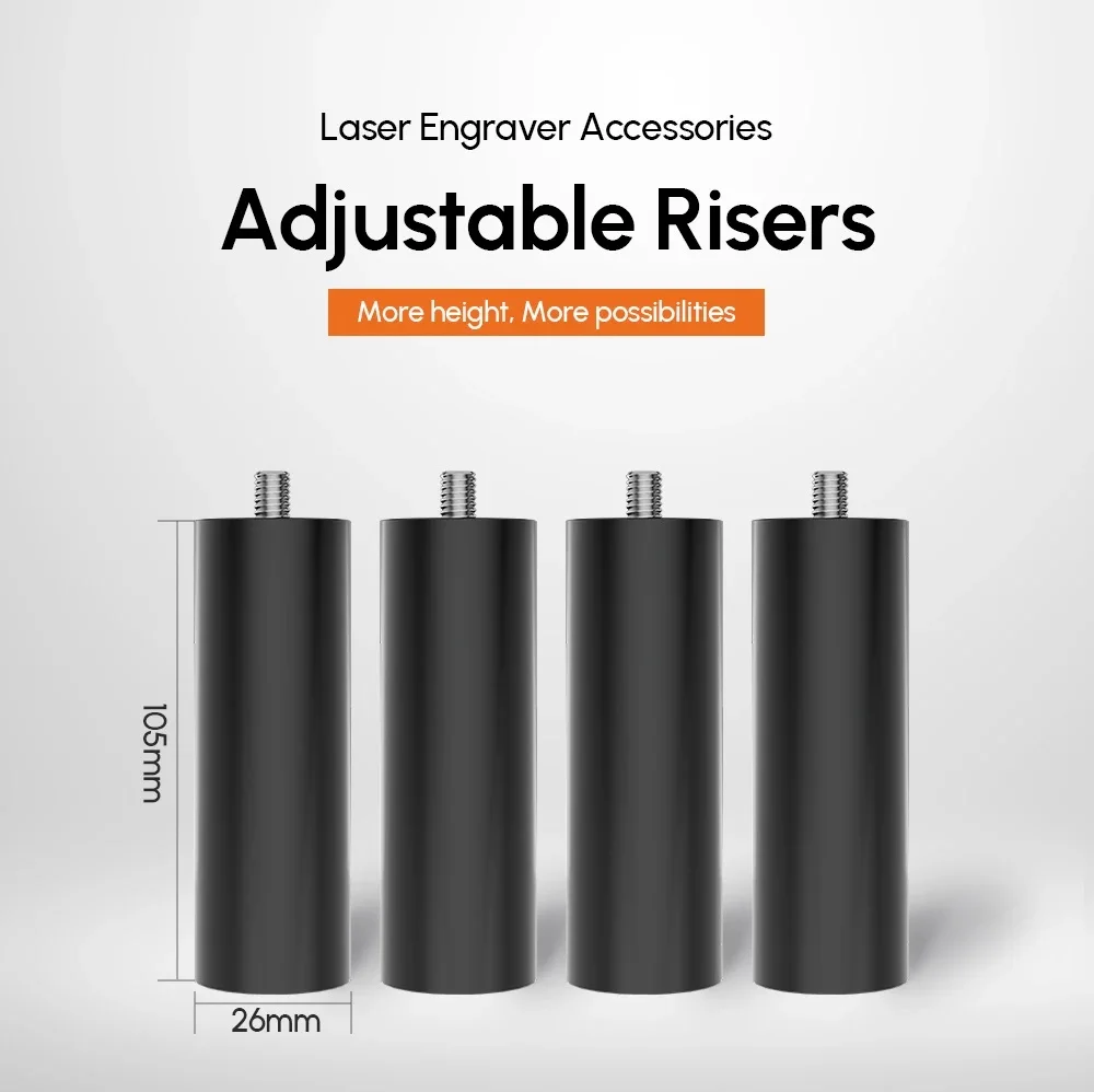 

Algolaser Universal Raisers for All Algolaser Series Machine Alpla Delta DIY KIT Leg 105mm Height Easy Installation stable Feet