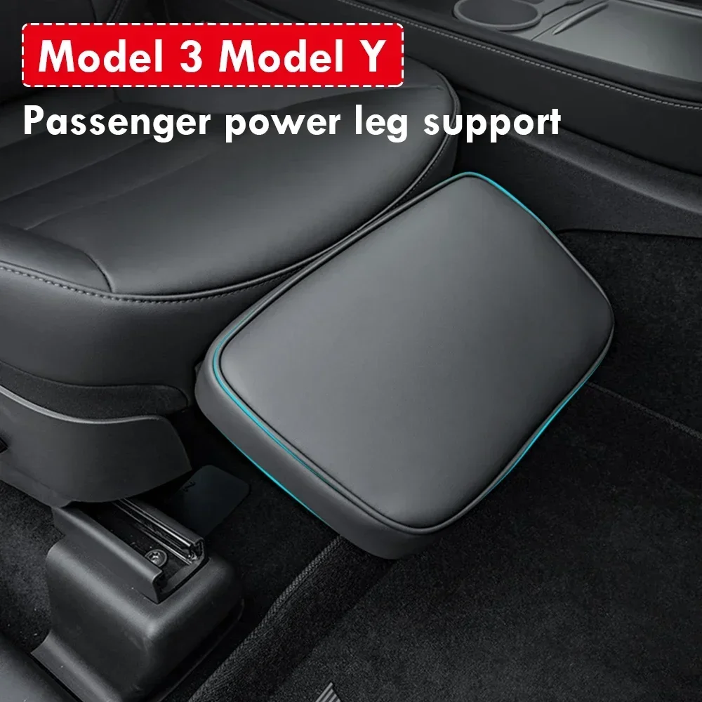 Car Electric Seat Leg Rest For Tesla Model 3 Y 2019-2023  Adjustment 80° Extension Model Y Seat Mat Rest Leg Knee Pad