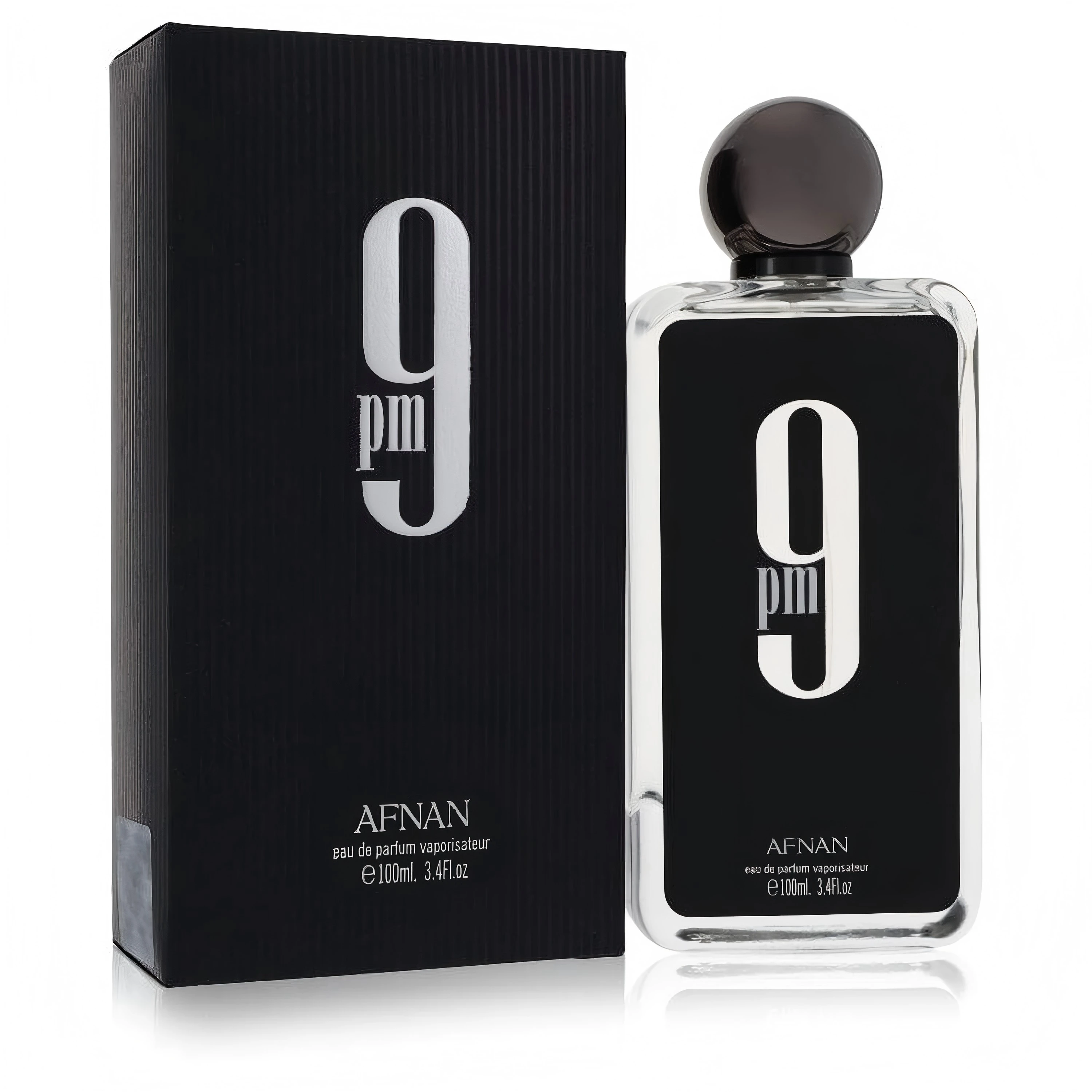 Afnan 9pm Eau de Parfum para Hombre | Aroma Icónico Amaderado y Especiado, Spray de 100 ml