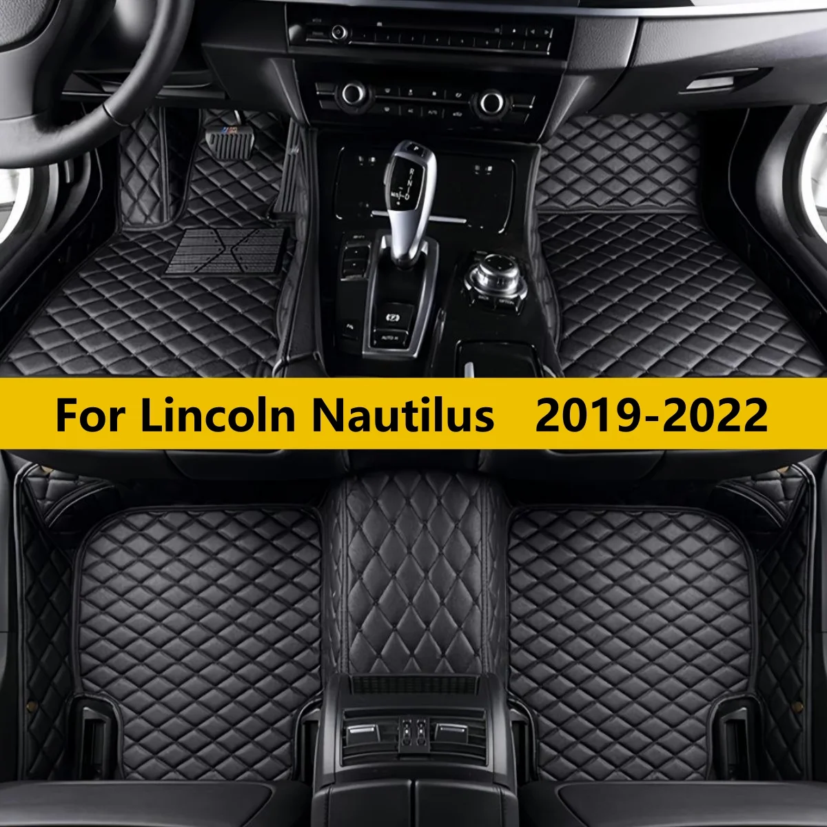 

Автомобильные коврики на заказ, подходящие для Lincoln Nautilus 2019, 2020, 2021, 2022, автомобильные аксессуары, коврики из кожи, полный комплект