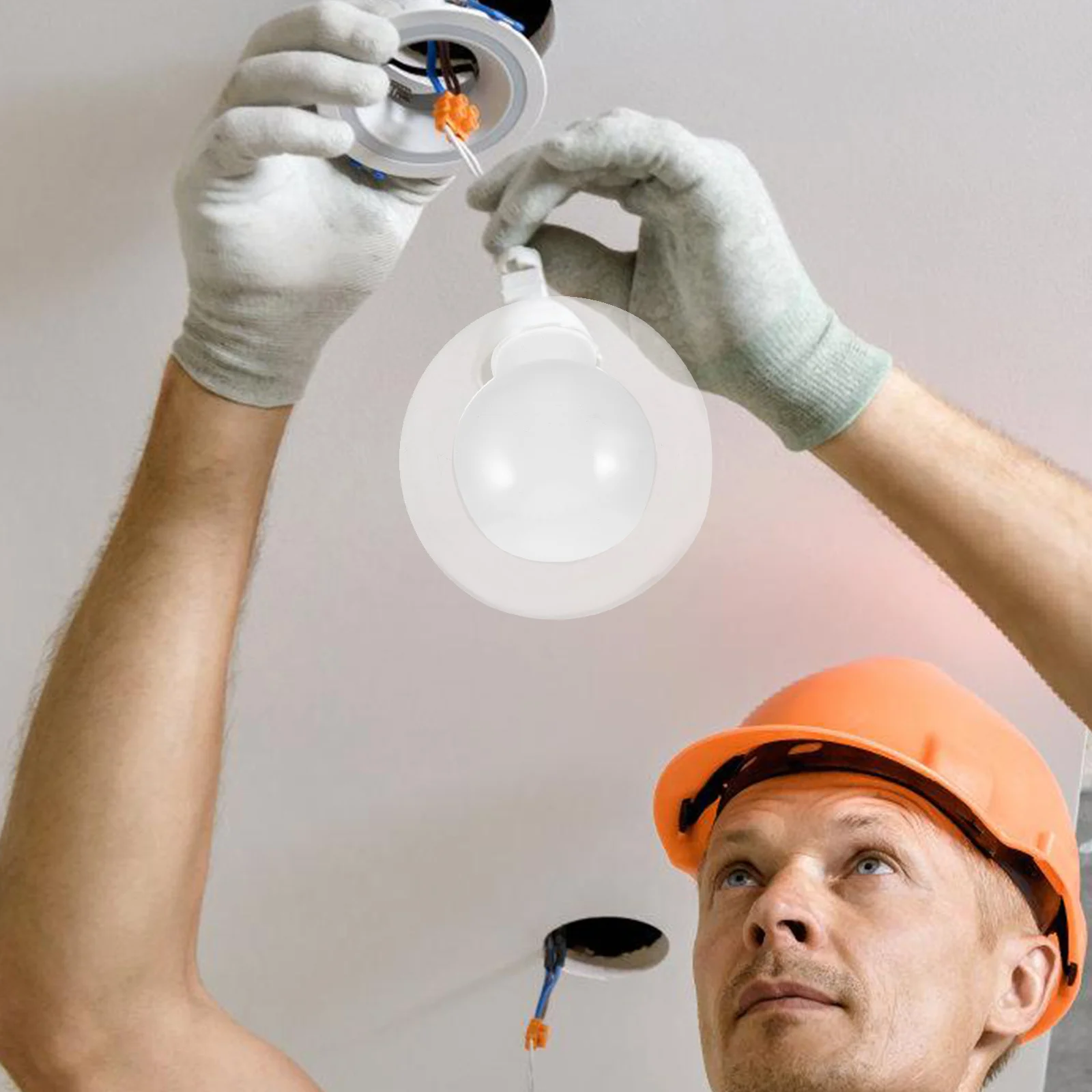 

Round Glass Globe Ceiling Light Cover Milky White Replacement Lamp Shade Soft Diffused Warm Light for Bedrooms Living Areas