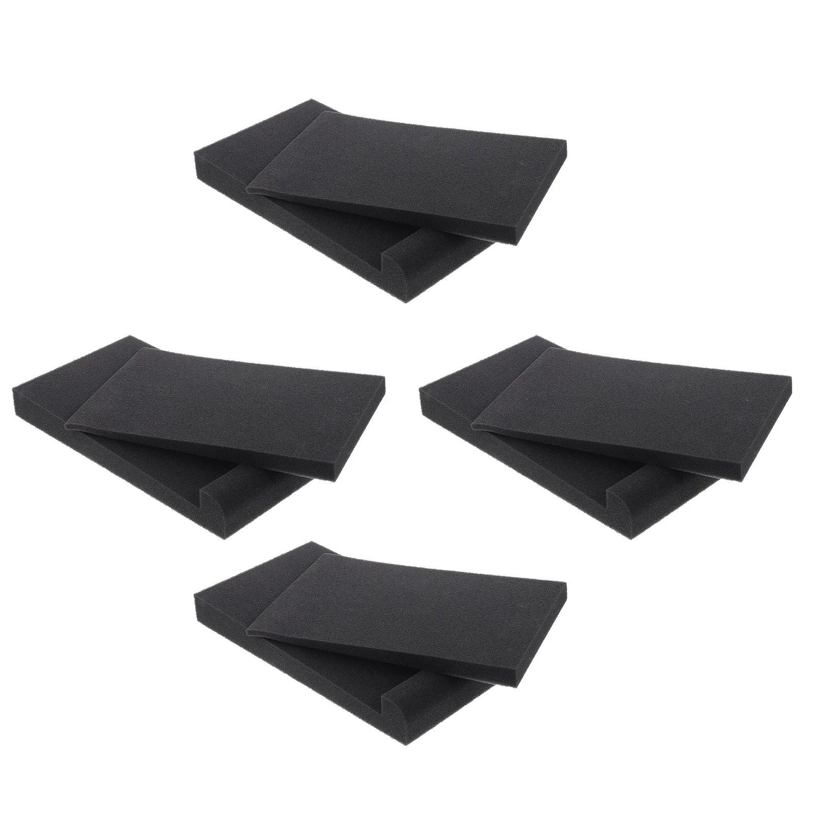

4Pcs Speaker Soundproof Pads Polyethylene Acoustic Isolation Cushion Shockproof Sponge Monitor Subwoofer Vibration Absorption