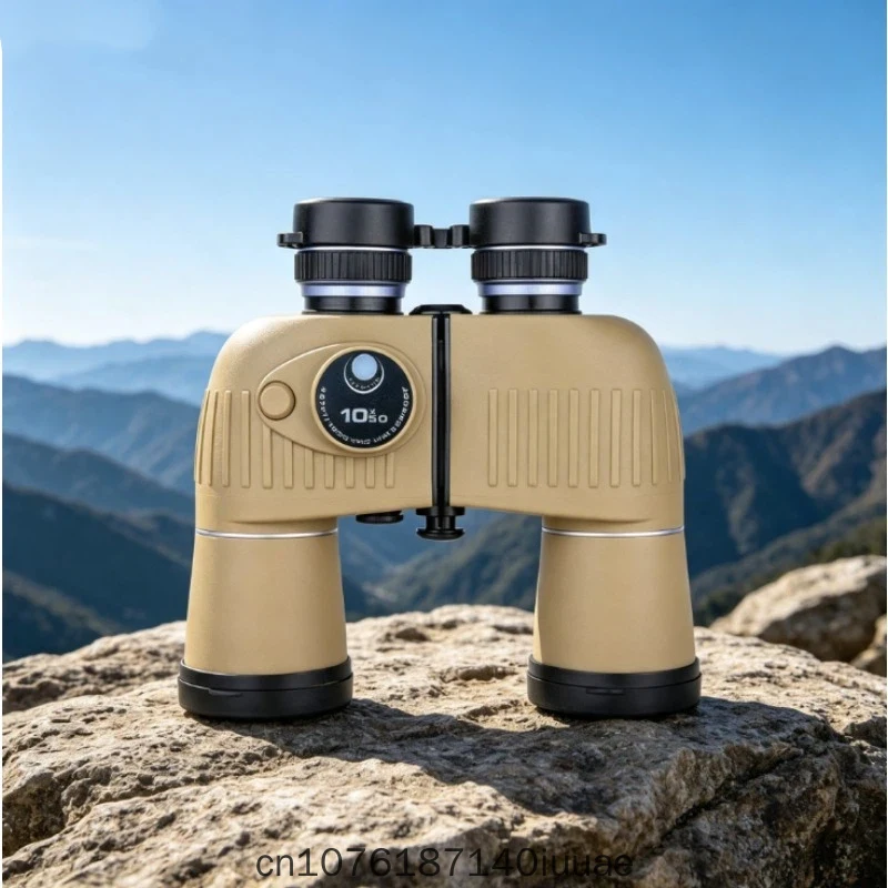 New 10X50 Binoculars High-definition Tactical Navigation Compass Ranging Outdoor Professional Telescope