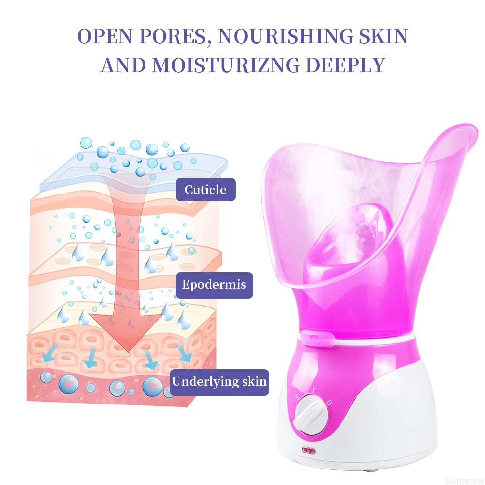 Facial Sprayer Warm Mist Moisturizing Pore Cleanser Removing Acne Aromatherapy Face Hot Fog Steamer Home Spa Humidifier Beauty