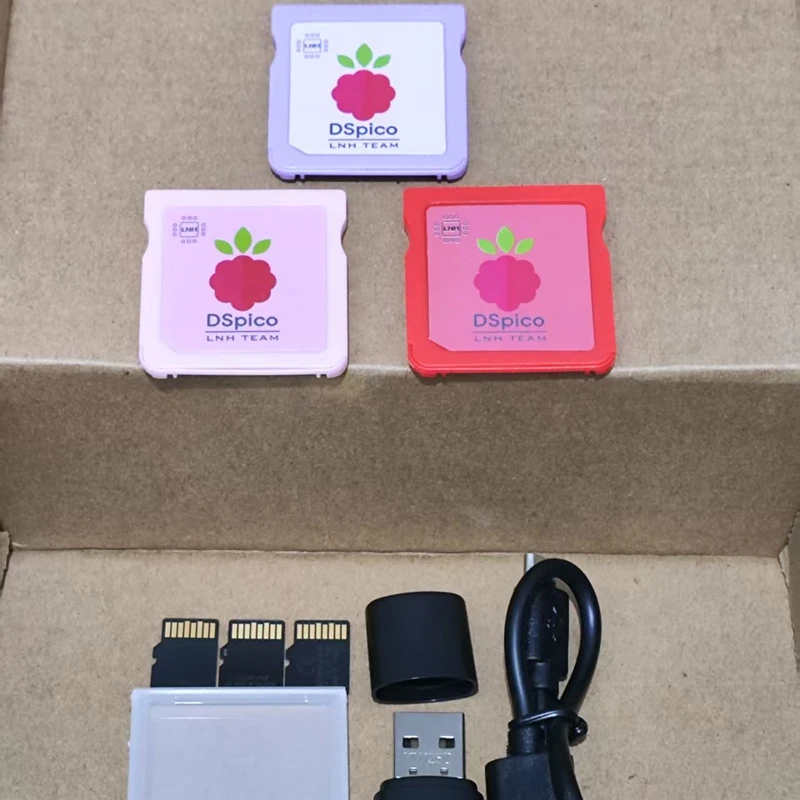 DSPico Flashcart mit Kabel DS Pico Neuer Cart für ALLE DS/DSi/3DS/2DS Enthält einen Kartenleser, ein Kabel und eine Plastikhülle – Detail 1