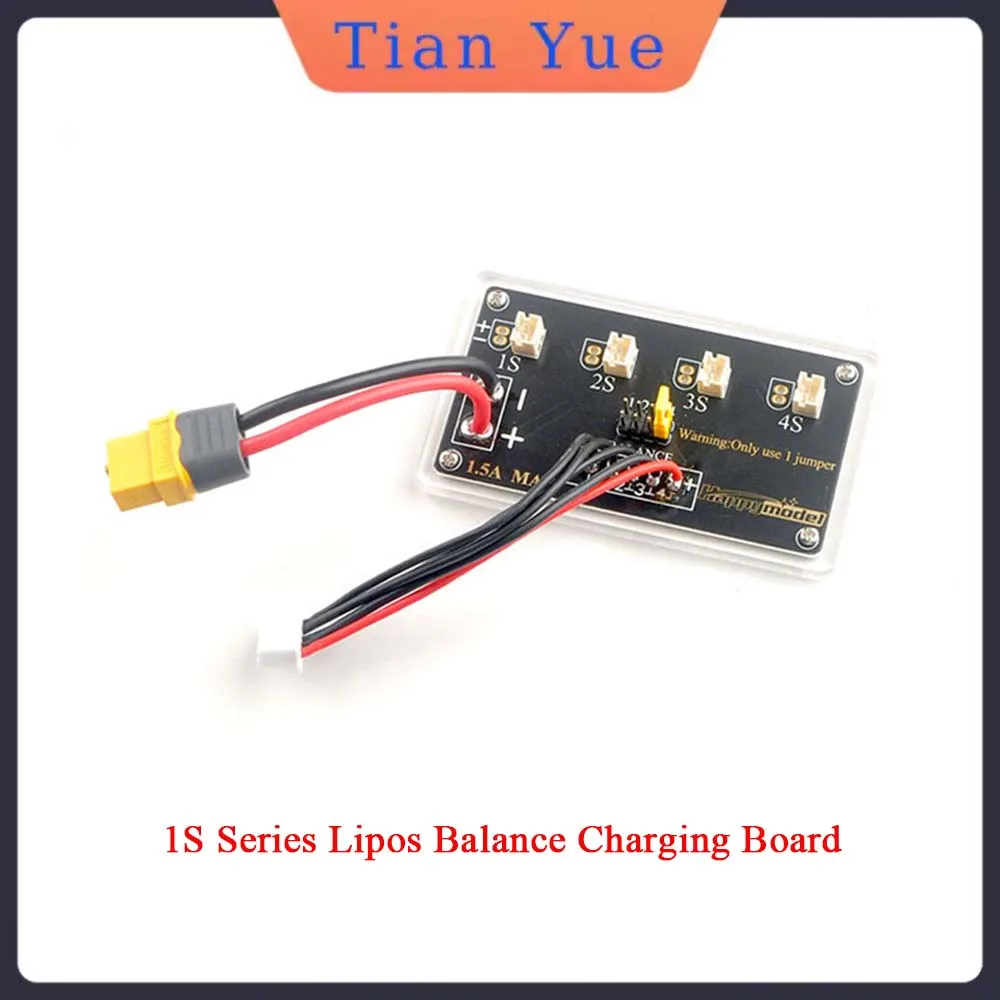 

Happymodel 1S Series Lipos Balance Charging Board 2 - 4 Way 1.5A Max XT60 Plug Connector for ISDT HOTA Charger Reliable Charging