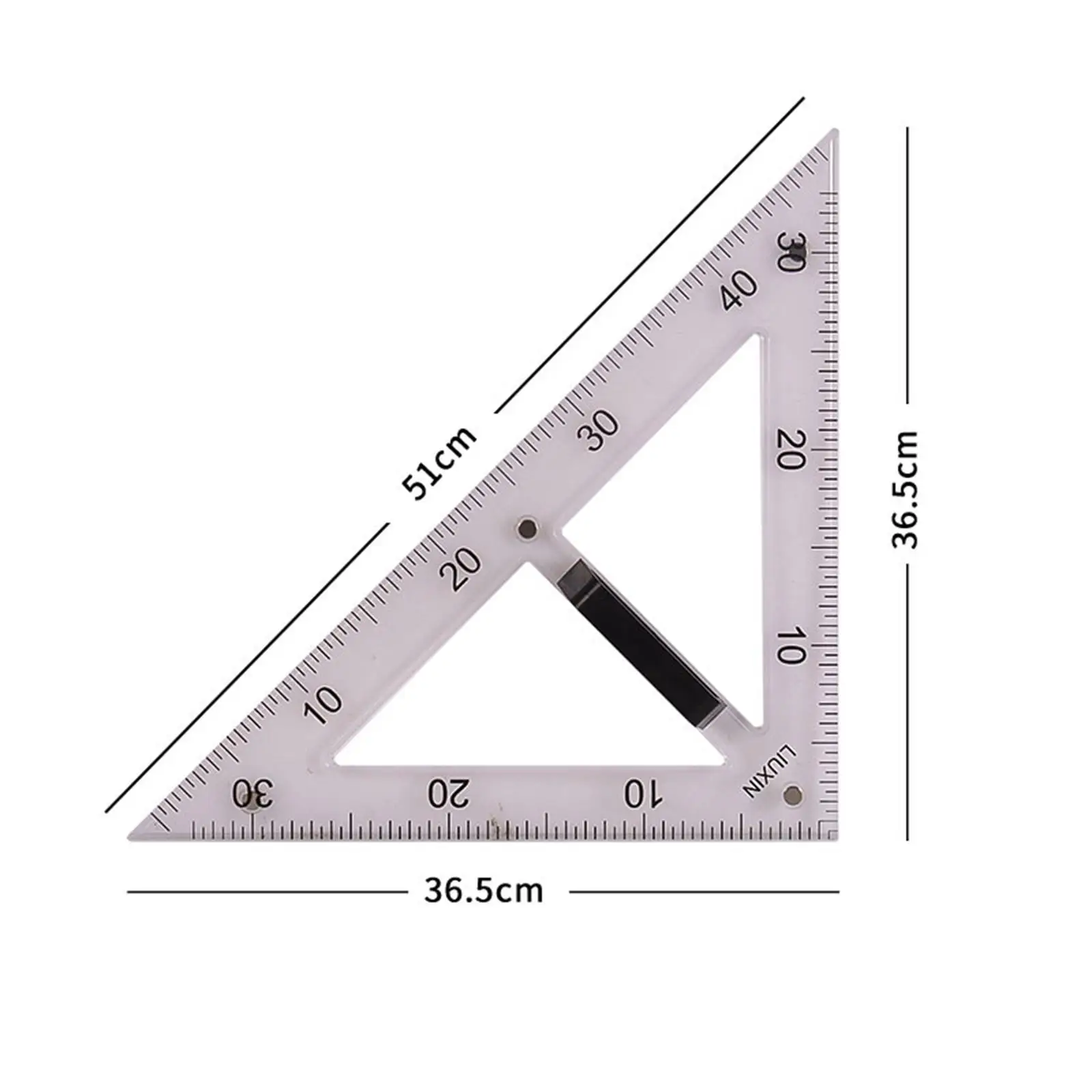 대형 기하학 수학 눈금자 기하학 도구, 드로잉 도구, 학교 문구