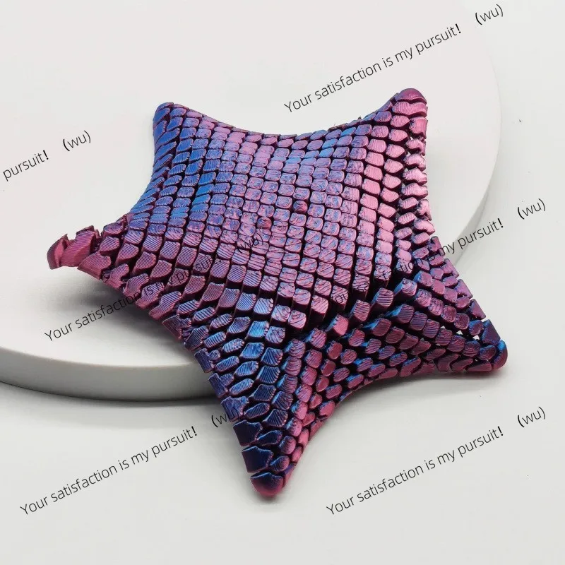 3D printed marine animal ornaments, movable joint decompression stall gifts