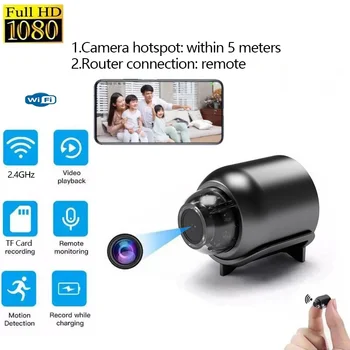 1080P HD Camera WiFi Baby Monitor Indoor Security Security Surveillance Camera IP Camera Audio Video Recorder