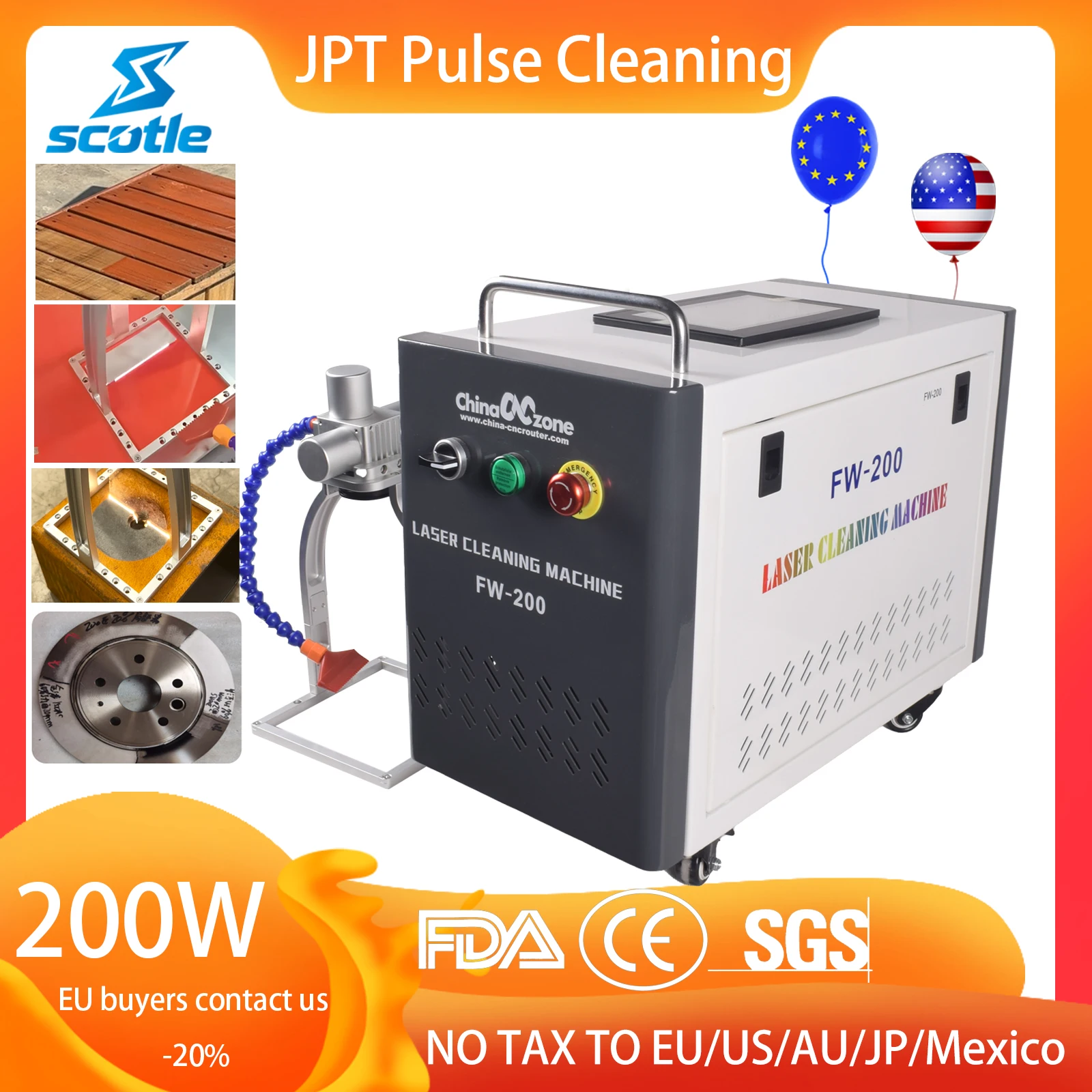 200W Jpt Pulse Lase…