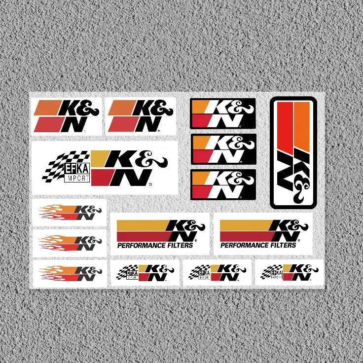 1PC Motorcycle Car Locomotive Reflective Laser Sticker Styling Vinyl Decal Stickers Decoration FOR K-K-LOGO-N-N