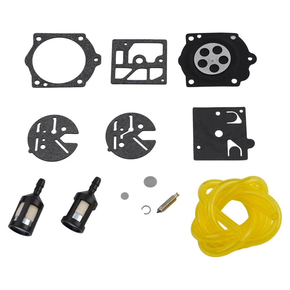 

Oil cap Carburetor repair kit Air fuel filter Rebuilt kit Gasket Ring Hose 1 set Replacement For mcCulloch pro mac