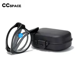Portable Folding Men's Reading Glasses With Case Hyperopia Glasses Elderly Anti Blue Glasses Women +100 +200 Eyeglasses 55502