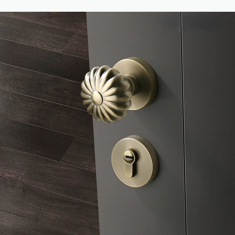

Spherical Handle Door Locks Universal Split Locks Bedroom Silent Lock Indoor Safety Single Lock Door Hardware Accessories